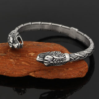 BRACELET VIKING LOYAUTÉ DRAGON SCANDINAVE