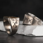 Bague Boussole Nordique viking
