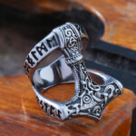 Bague Cercle de Mjölnir Viking