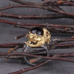 Bague Dragon Gardien viking