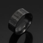 Bague Viking ancestrale noir