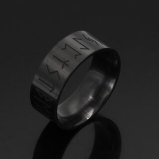 Bague Viking ancestrale noir