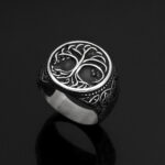 Bague viking Yggdrasil antique