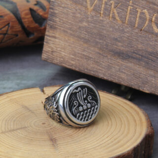 Bague viking drakkar