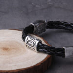 Bracelet viking Vegvisir runique