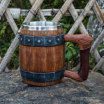 Chope en bois Viking barrique
