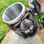 Chope tête de guerrier Viking