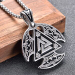 Collier Viking pouvoir Rune Valknut