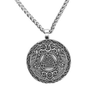 Collier viking Valknut de la Trinité