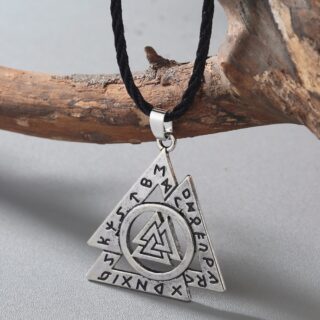 Collier viking runes Valknut
