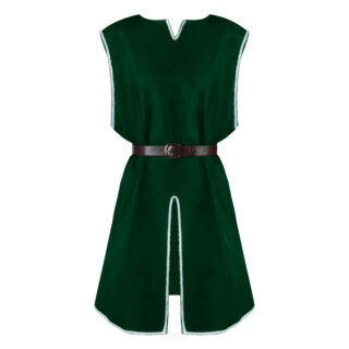 Déguisement viking chemise de chevalier vert