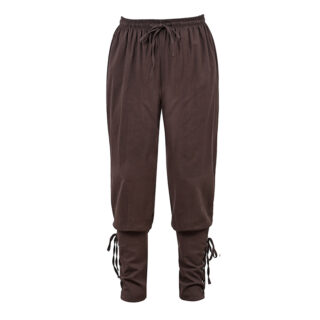 Déguisement viking pantalon Décontracté marron