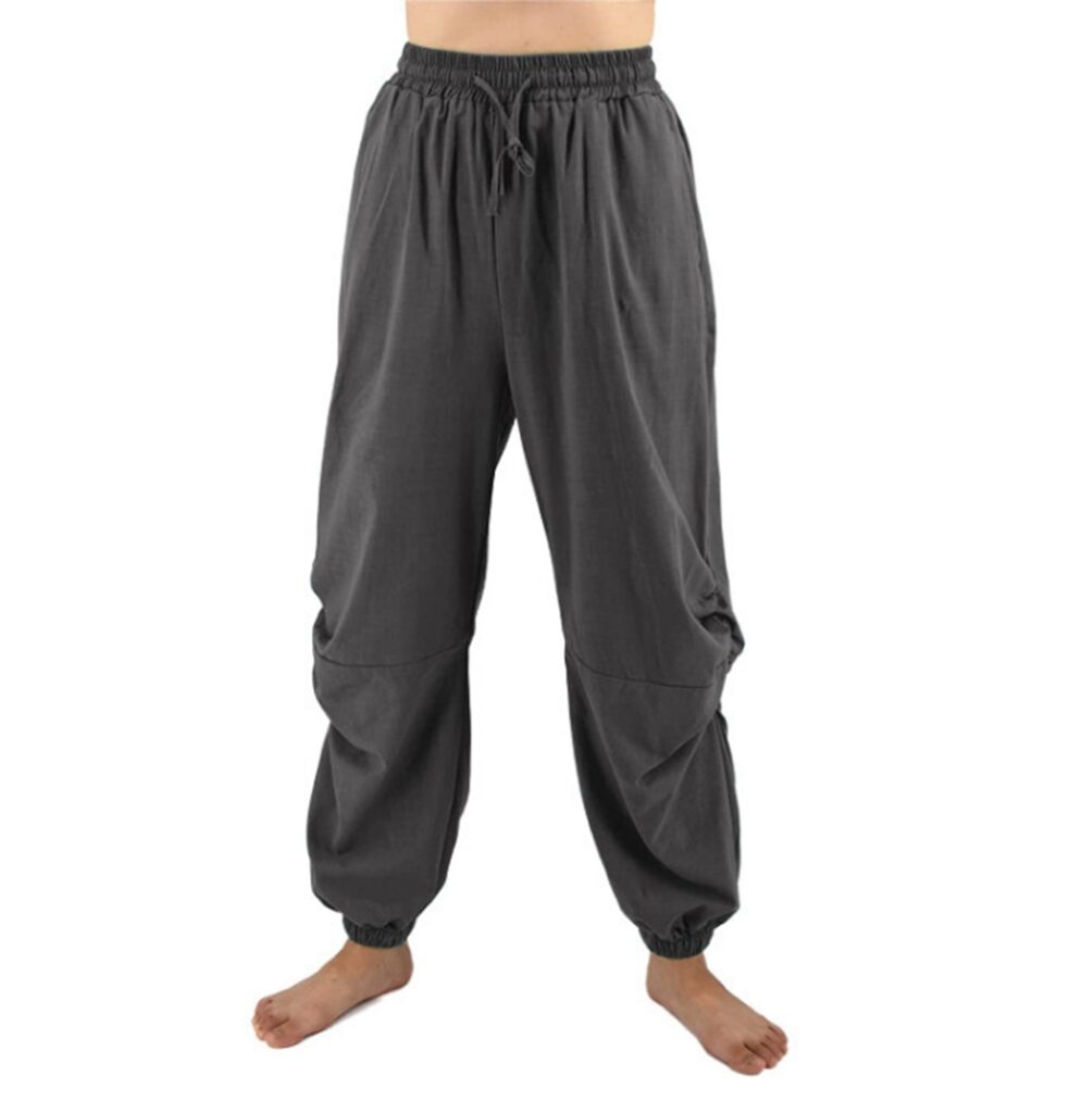Déguisement viking pantalon de guerrier gris