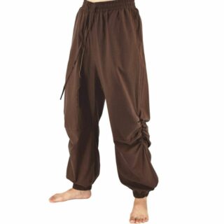 Déguisement viking pantalon de guerrier marron