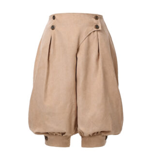 Déguisement viking shorts pour femme beige