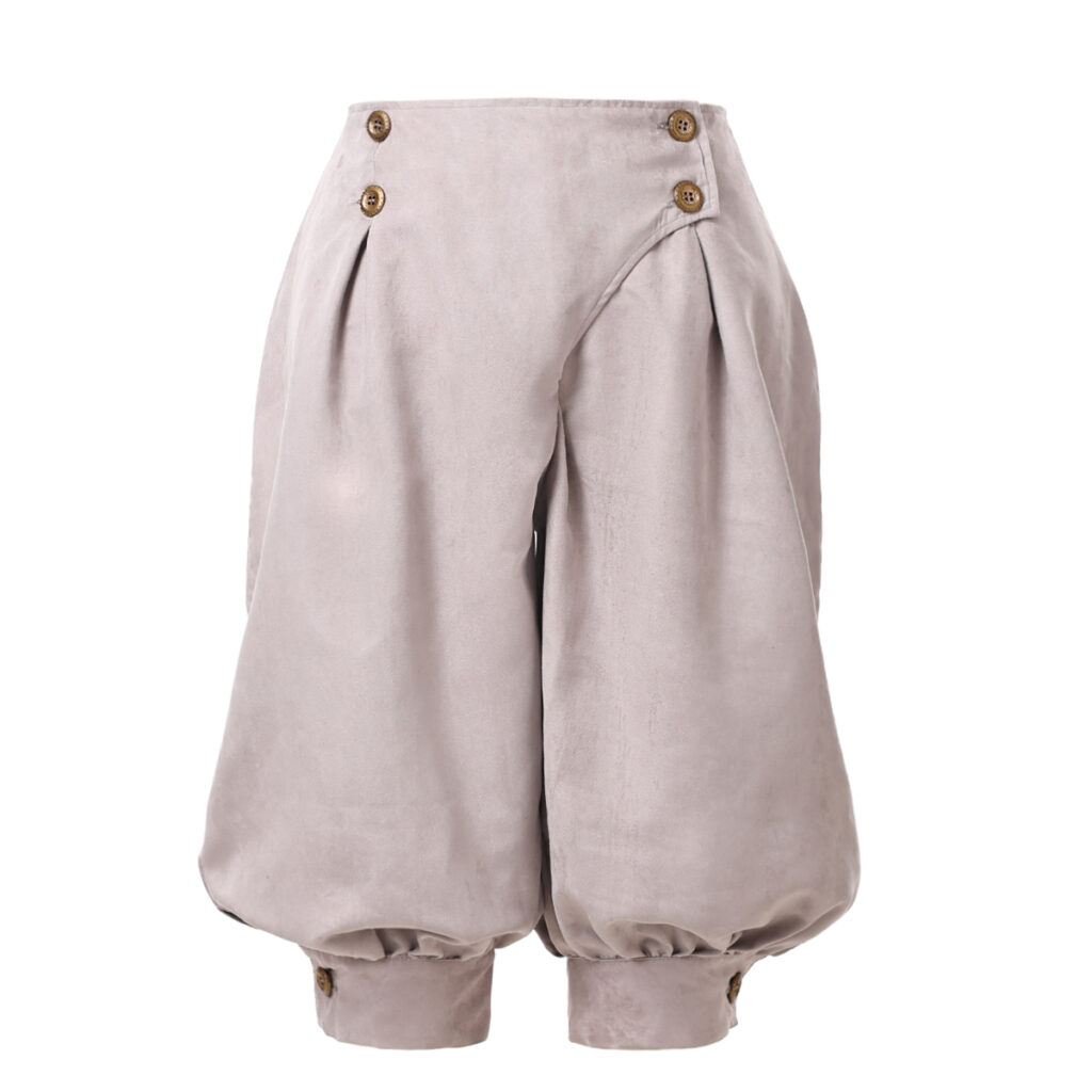 Déguisement viking shorts pour femme gris