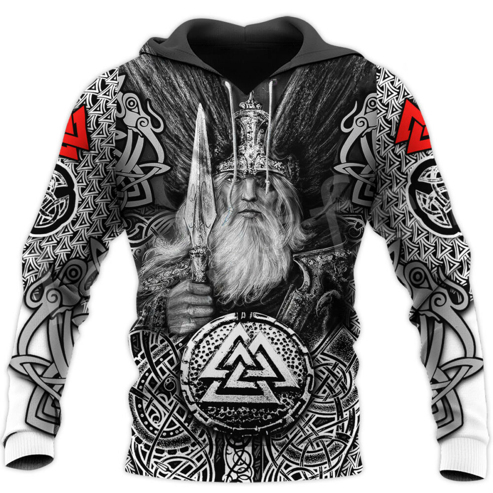Hoodie viking Mjöllnir et Valknut