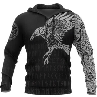 Hoodie viking Symboles Sacrés d'Odin