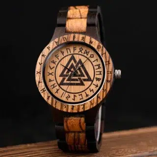 Montre en Bois Yggdrasil