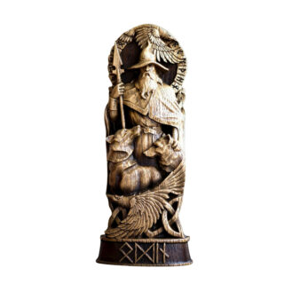 Statuette viking dieux en résine Odin