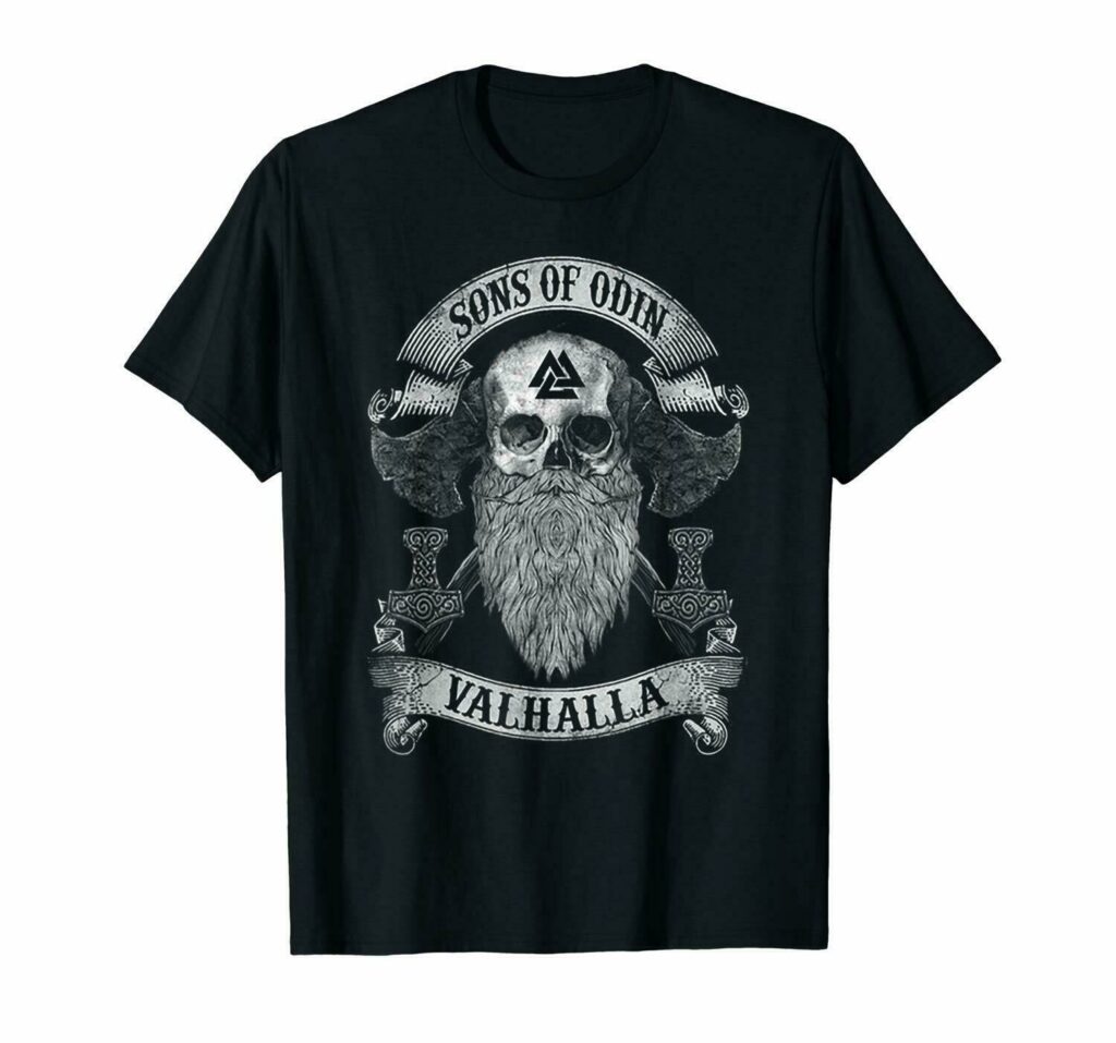 T shirt Viking sons of odin valhalla