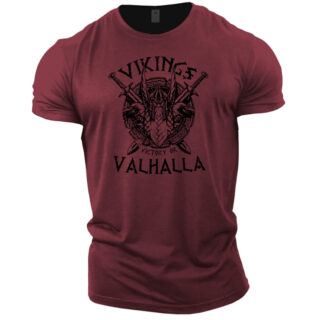 T shirt Viking victory or valhalla Bordeaux