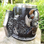 tête de guerrier Chope Viking