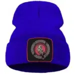BONNET VIKING CORBEAU bleu