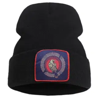 BONNET VIKING CORBEAU noir