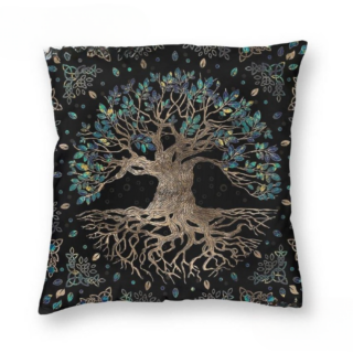 Coussin Viking Arbre de Nuit cleanup