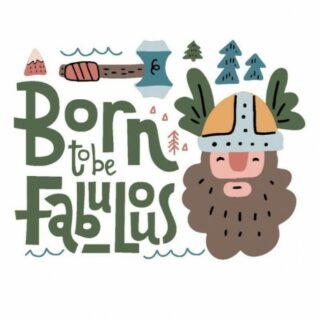 Drapeau Fabuleux Viking garcon