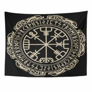 Drapeau Viking Vegvisir
