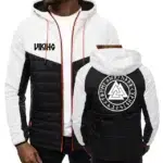 MANTEAU VALKNUT noir blanc