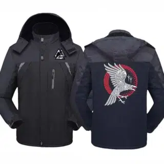 MANTEAU VIKING COUPE VENT GUNGNIR bleu marine
