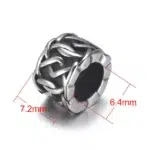 PERLE VIKING CHEF DE CLAN SAC DE 4 PERLES taille