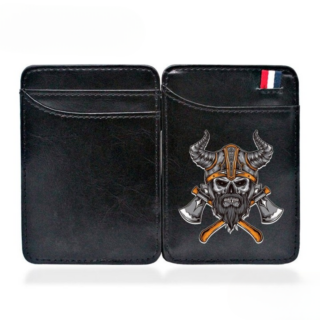 Portefeuille Nordique Viking Noir
