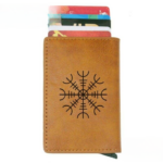 Portefeuille Viking Aegishjalmur marron