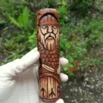 STATUETTE VIKING DIEU TYR devant
