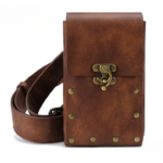 Sacoche Viking en cuir marron
